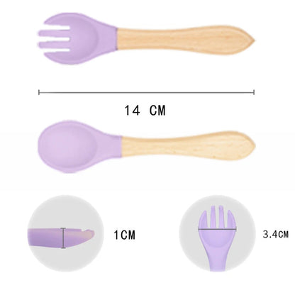 Soft Silicone Baby Feeding Set