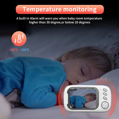 Wireless Video Baby Monitor with Night Vision &amp; Temperature Monitoring