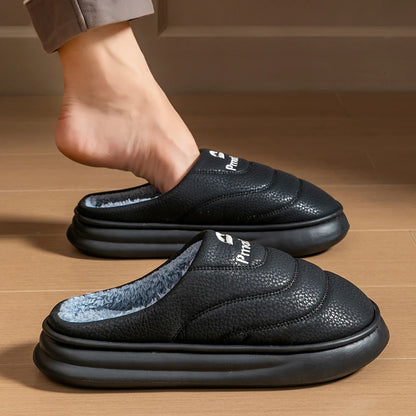Men’s Warm EVA Memory Foam Slippers | Comfortable Indoor Shoes