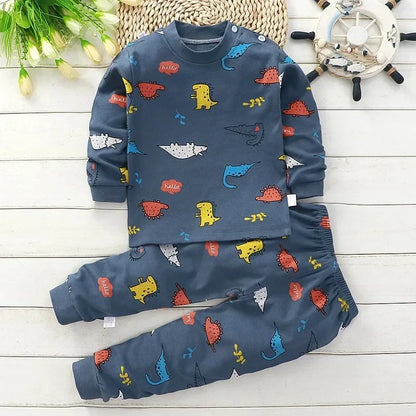 Kids Cartoon Cotton Clothing Set