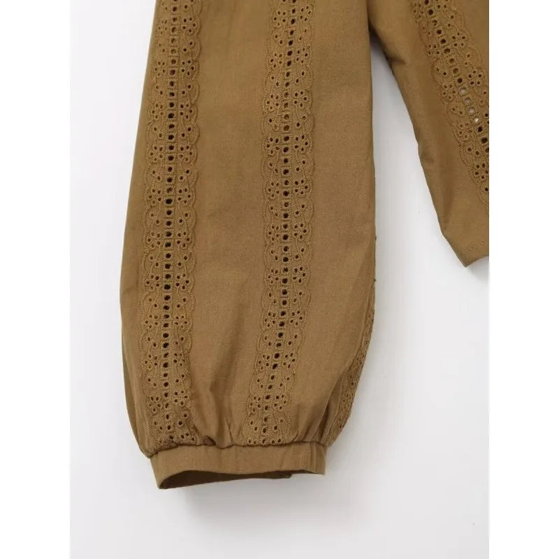 Women’s Y2K Harajuku Long Sleeve V-Neck Shirt