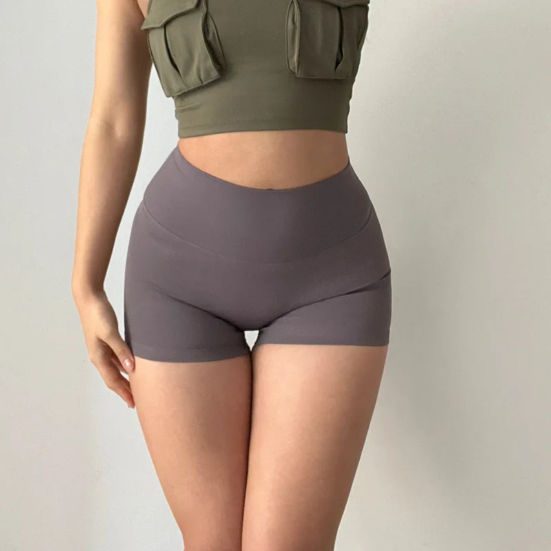 Women’s High-Waist Yoga Shorts | Hip-Lifting Fitness Activewear