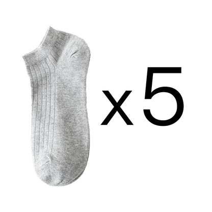 Women’s Solid Casual Cotton Ankle Socks - Amazing G