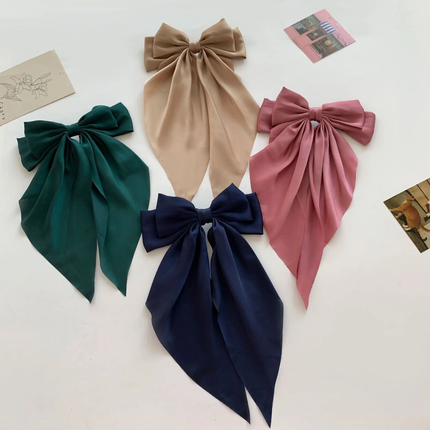 Elegant Bow Ribbon Hair Clip