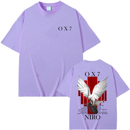 Rapper Niro OX7 Album Graphic T-Shirt | Vintage Hip Hop Streetwear Tee