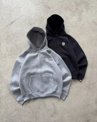 Embroidered sweatpants two-piece set Y2K clothing men&
