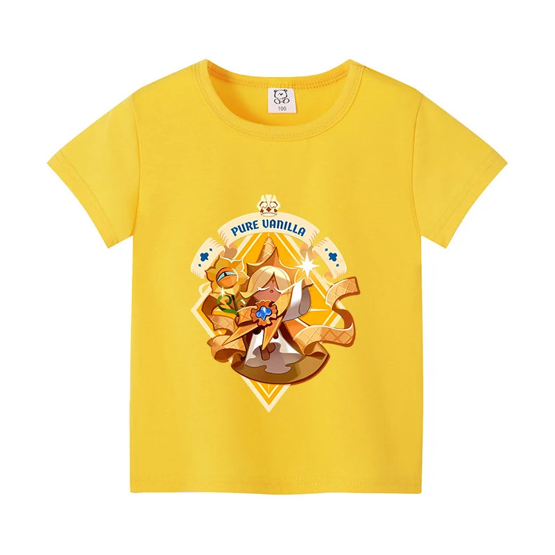 Kids’ Cookie Run Kingdom T-Shirt | Unisex Summer Cotton Tee