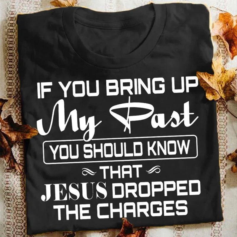 Christian Gold T-Shirt | “Jesus Dropped The Charges”