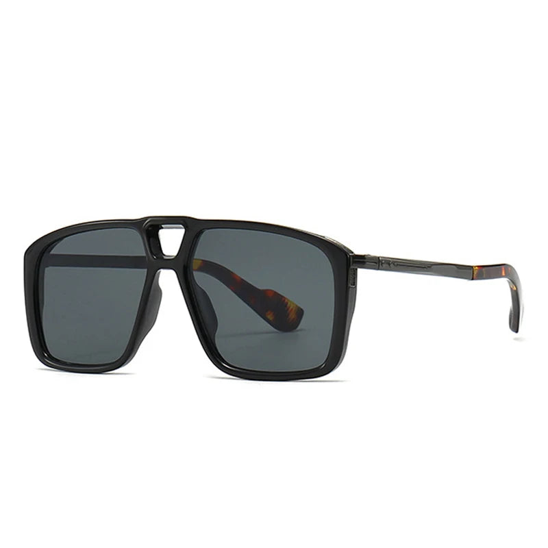 Retro Double Bridge Pilot Sunglasses