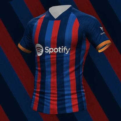 Barcelona Concept Football Jersey | Breathable Quick-Dry Oversized T-Shirt for Men