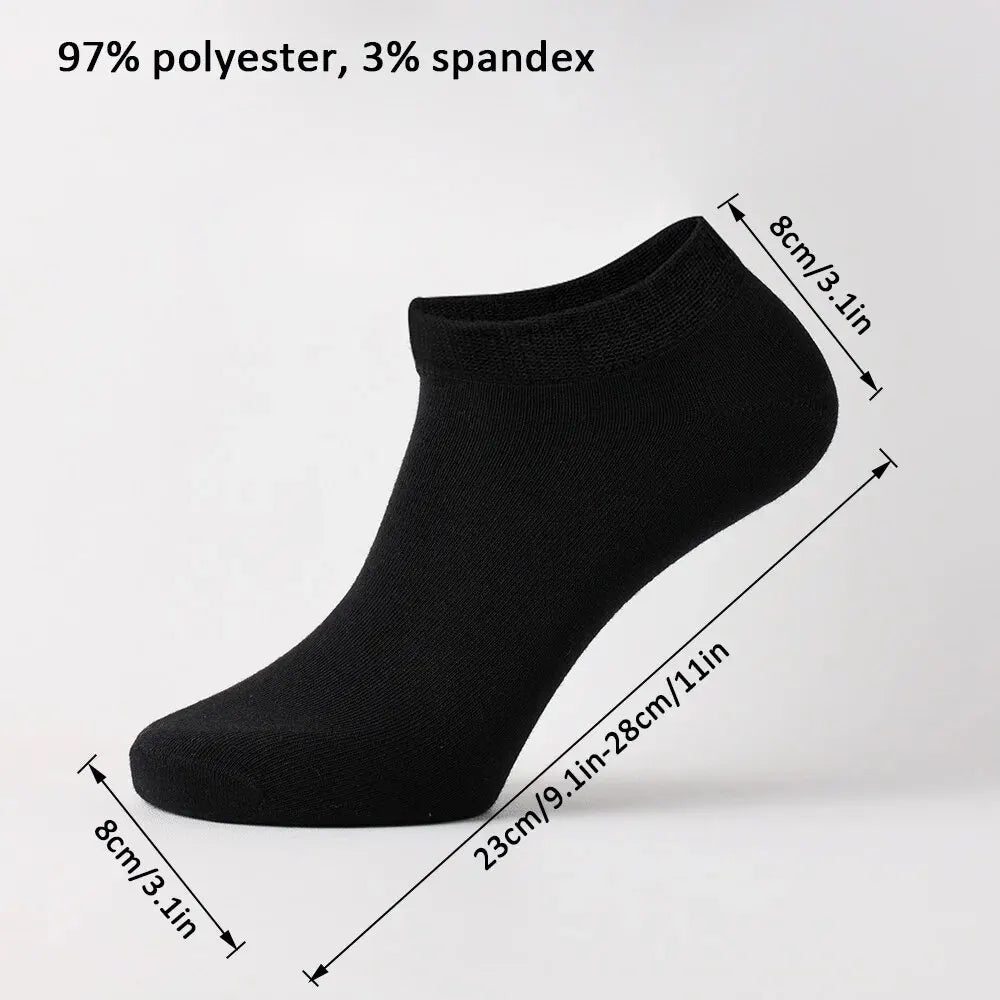 Unisex 40/20/10 Pairs of Solid Color Socks