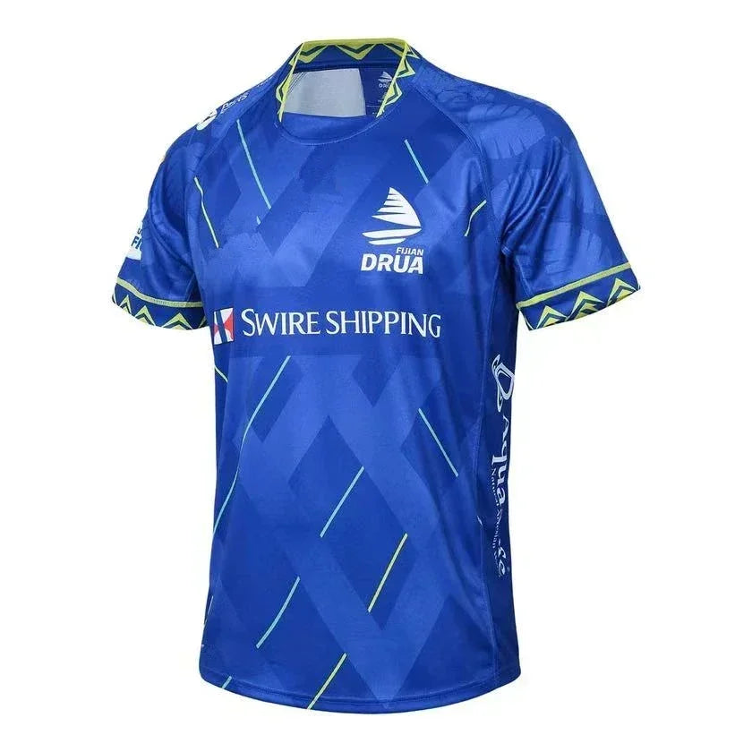Quick-Drying Outdoor Sports T-Shirt – 3D Printed Fiji 7s Andrea Rugby Jersey