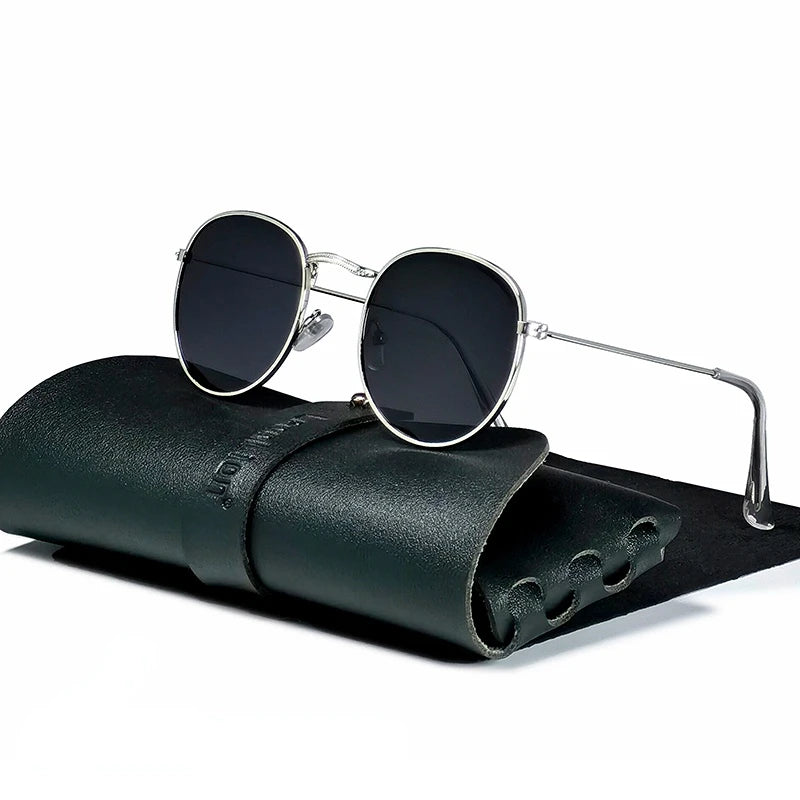 LeonLion Round Retro Sunglasses
