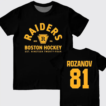 TV Heated Rivalry Hockey Jersey | Ilya Rozanov Role-Play Short-Sleeve Y2K Streetwear Crew Neck T-Shirt