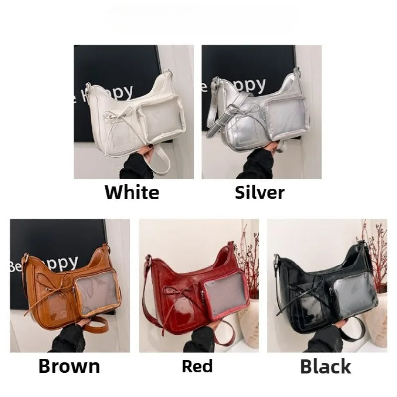 Y2K Harajuku Transparent Ita Shoulder Bag