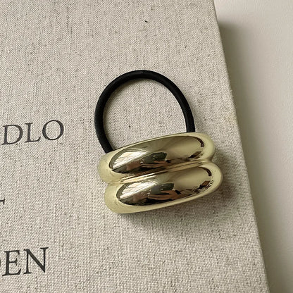 Irregular Golden Metal Hair Band for Women &amp; Girls