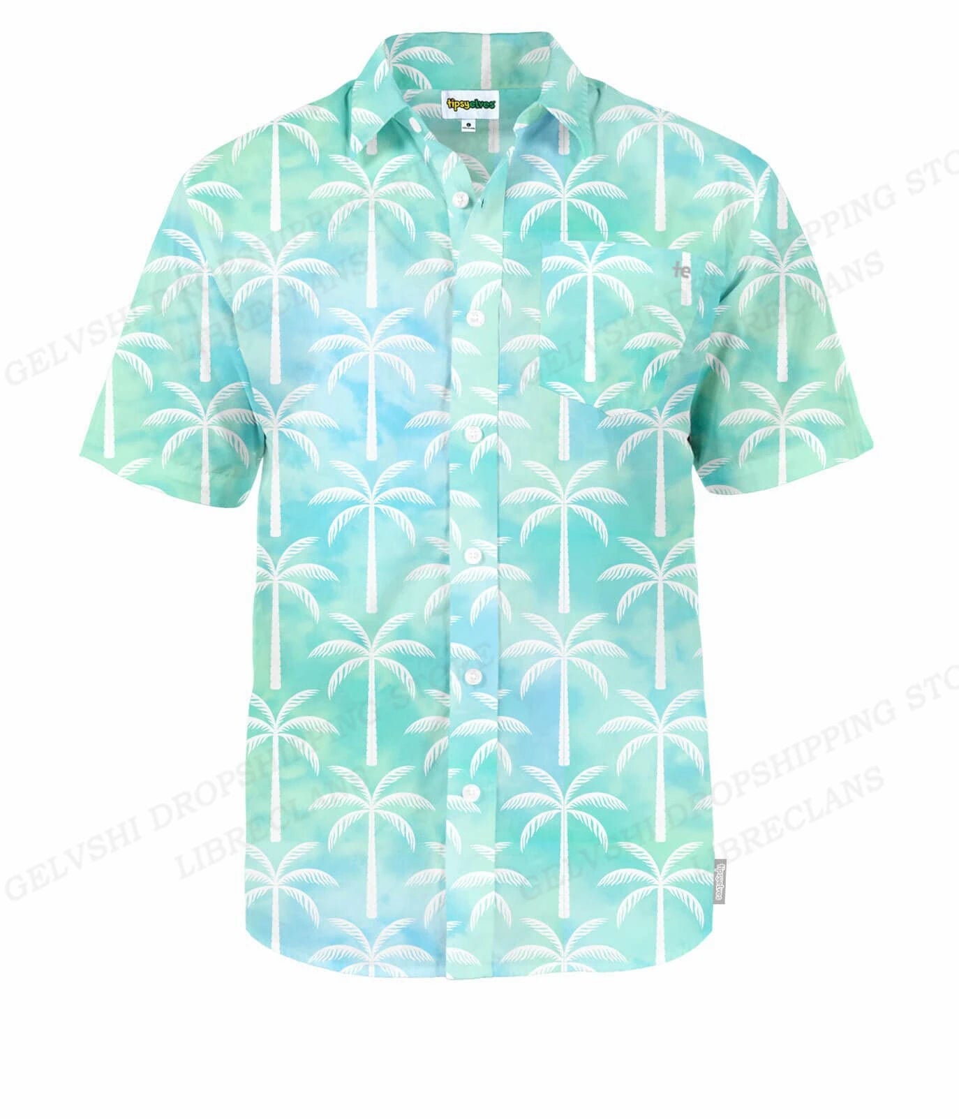 Duck 3D Print Casual Lapel Shirt | Unisex Beach Vacation Short Sleeve Blouse