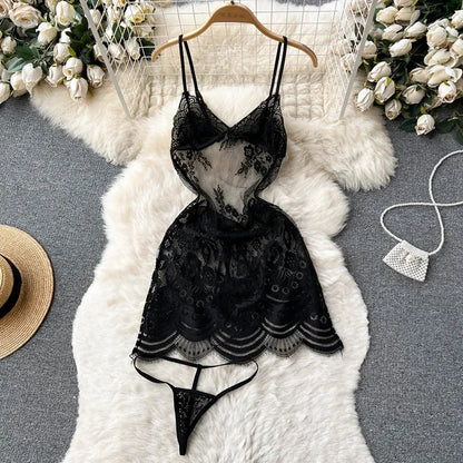 Bunny Girl Wrapped Chest Playsuit Sexy Slim Fit Lingerie