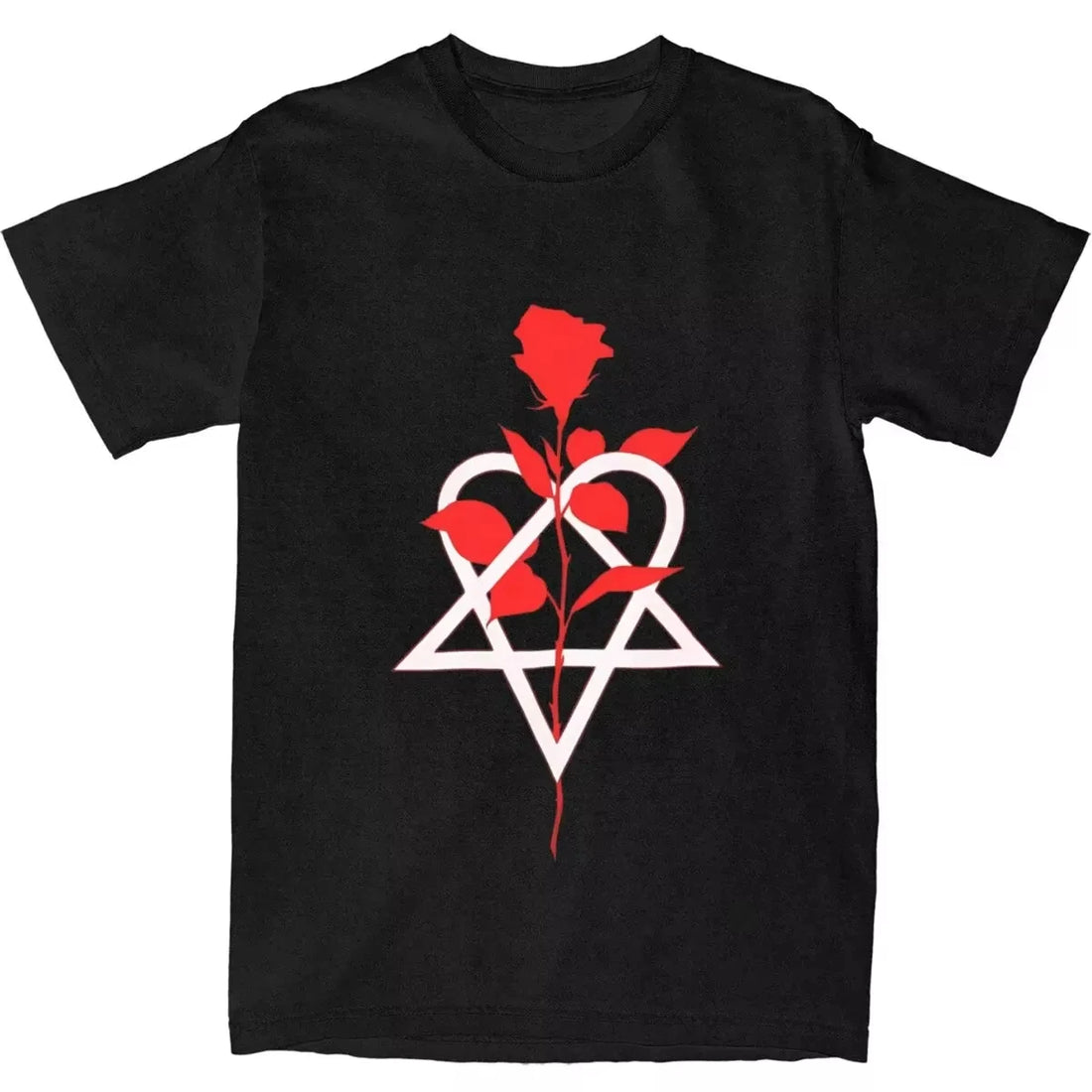 HIM Band Heartagram T-Shirt | Ville Valo Inspired Streetwear