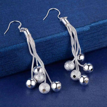Sterling Silver Heart Stud Earrings for Women