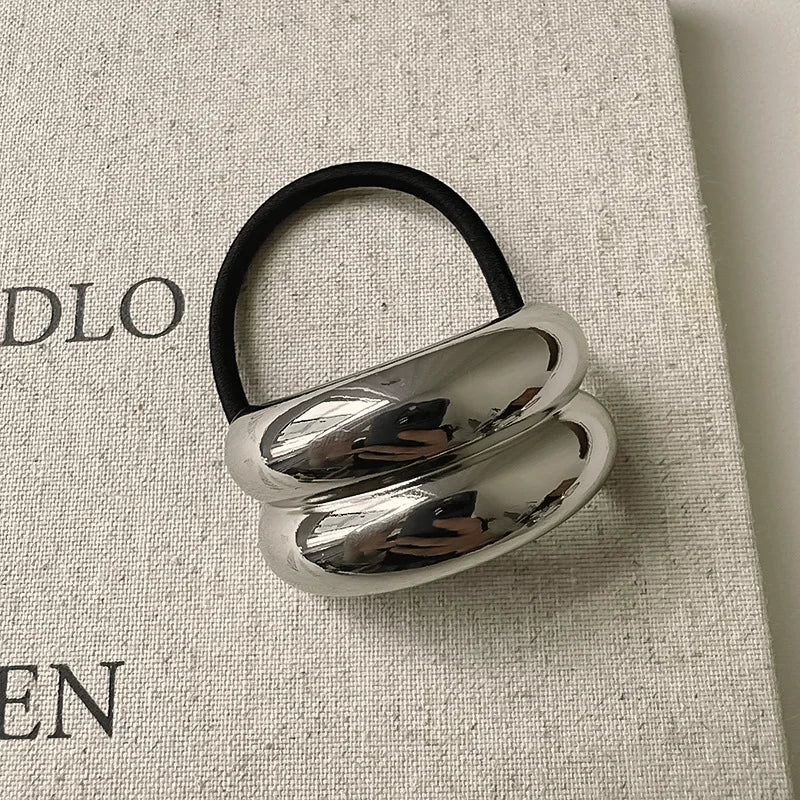 Irregular Golden Metal Hair Band for Women &amp; Girls