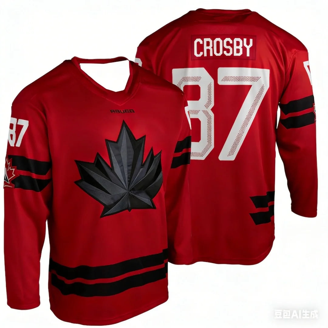 McDavid Canada Ice Hockey Jersey Special Edition Tee | 3D Print Breathable Unisex Sport T-Shirt