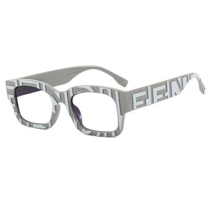 Trendy Square Resin Reading Glasses – Women’s Fashion Stripe Spectacles