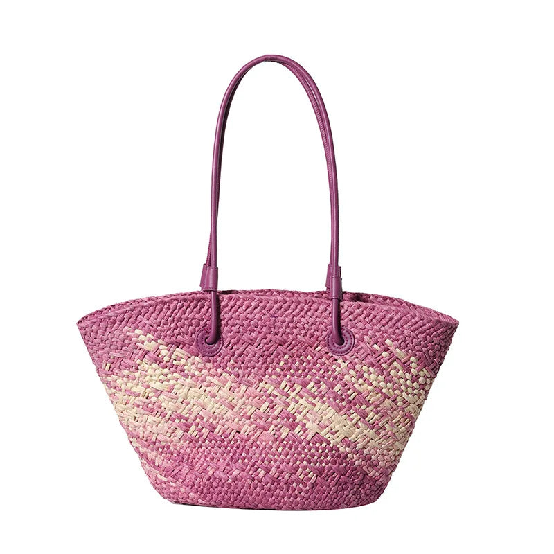 Woven Summer Beach Handbag for Women