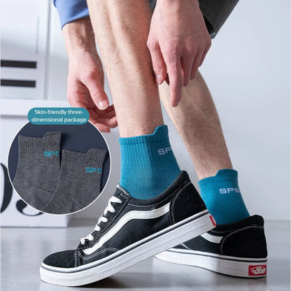 Breathable Cotton Socks for Men 10 Pairs