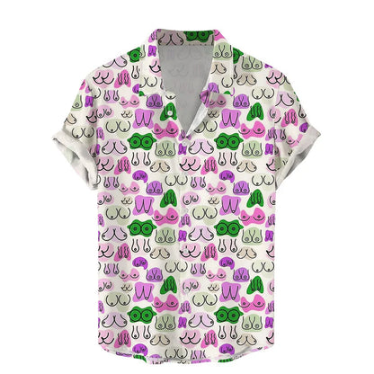 Men’s Cool Hentai Graphic Shirt – Short Sleeve