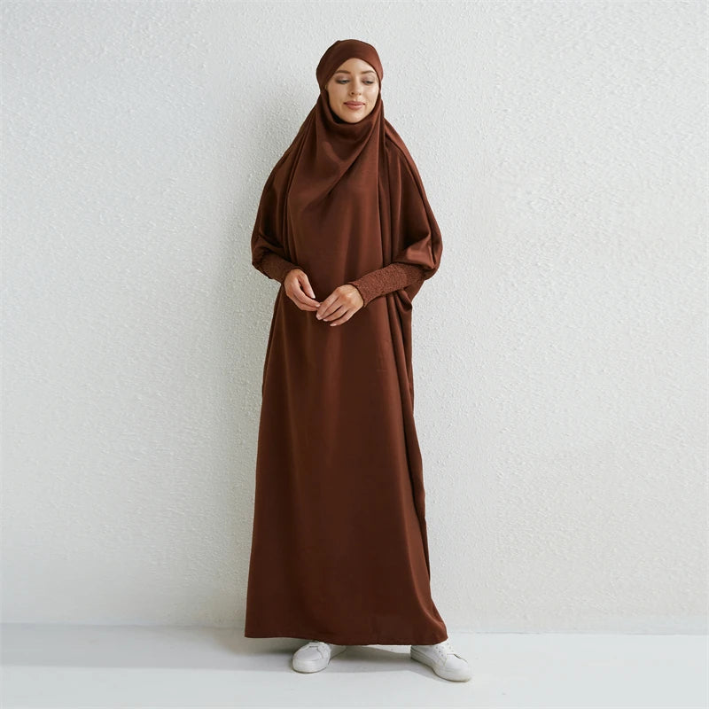 Muslim Hooded Abaya Dress