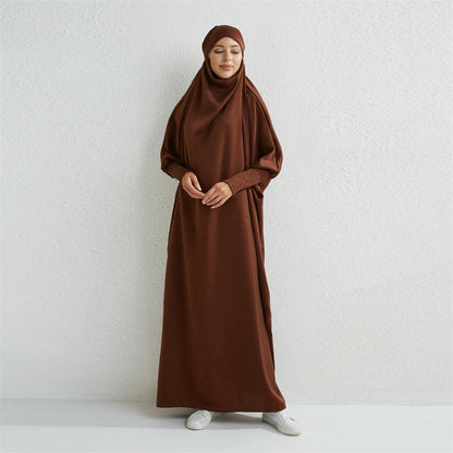 Muslim Hooded Abaya Dress