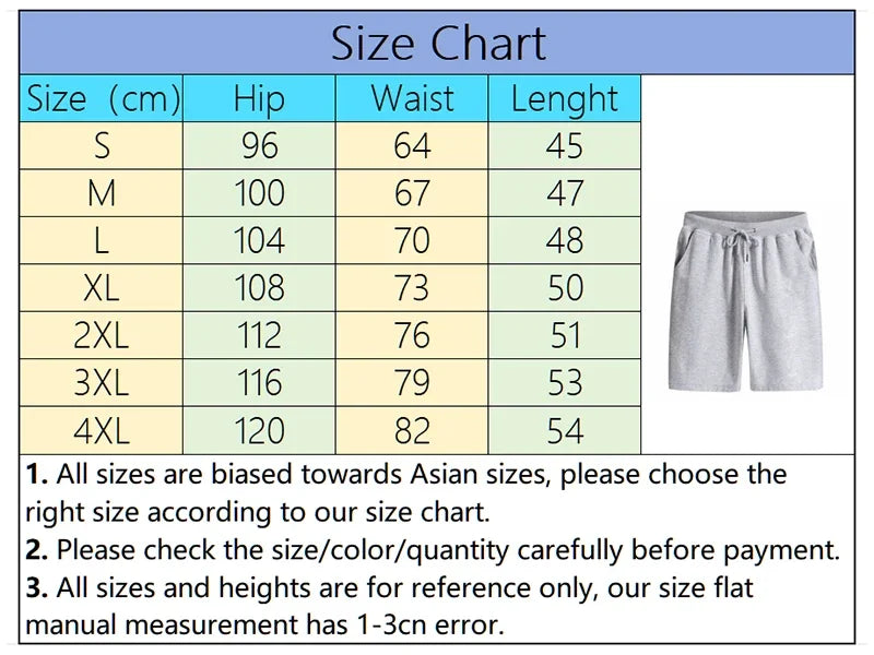 Men’s Summer Printed Jogging Shorts