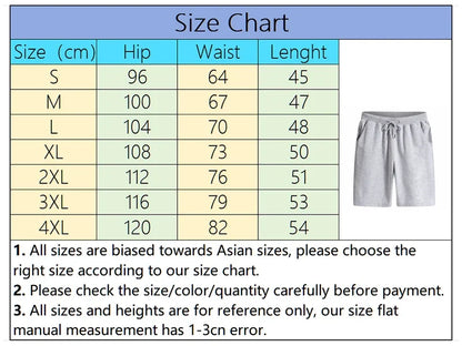 Men’s Summer Printed Jogging Shorts