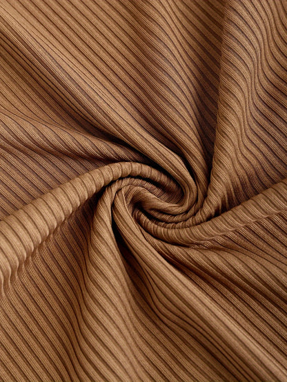 Europe and America Knit Backless Suspender Dress