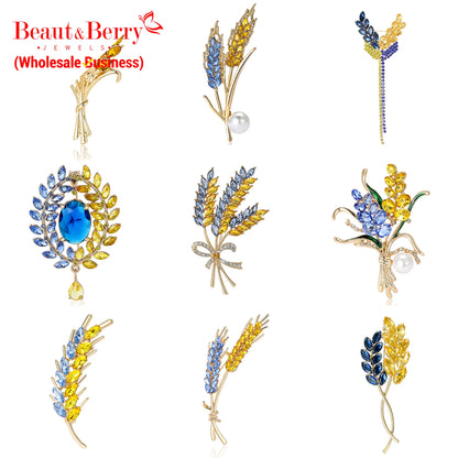 Beaut&amp;Berry Ear of Wheat Brooches
