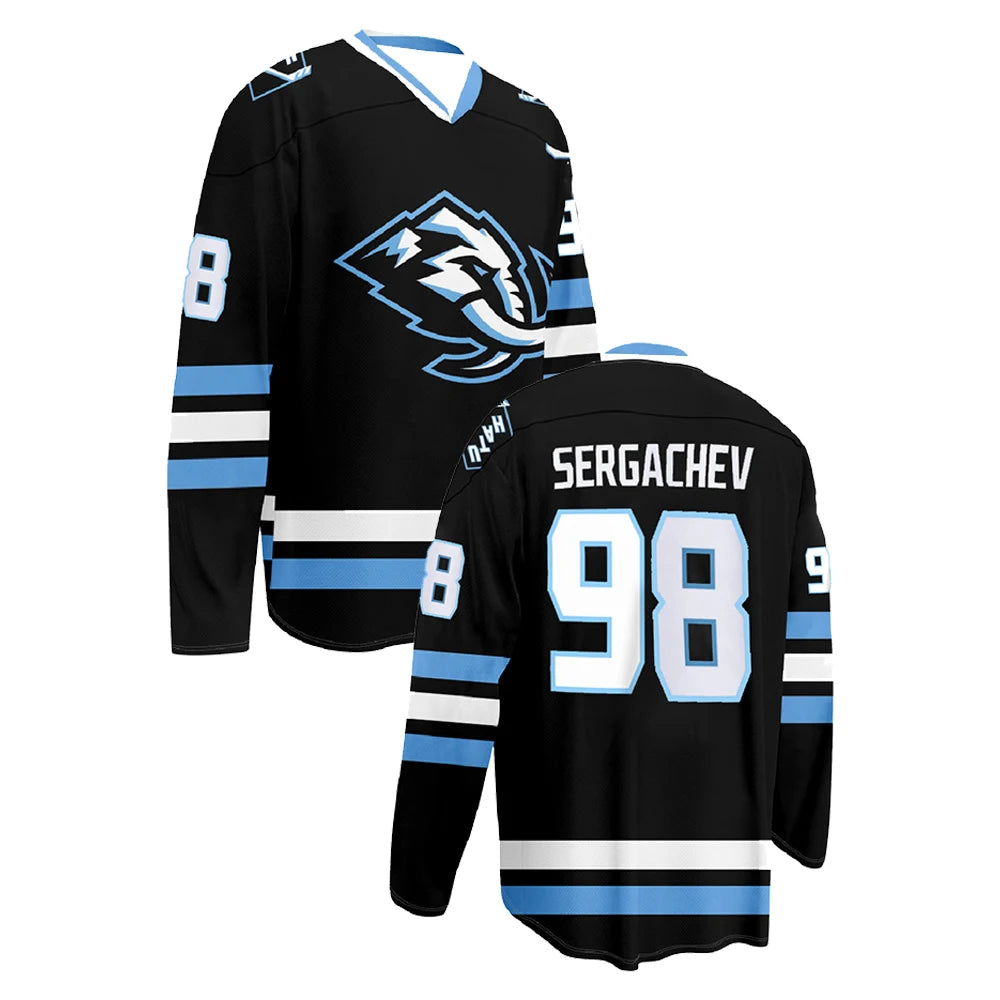 Utah Mammoth Hockey Jersey | V-Neck Long Sleeve 3D Print Sports Sweatshirt