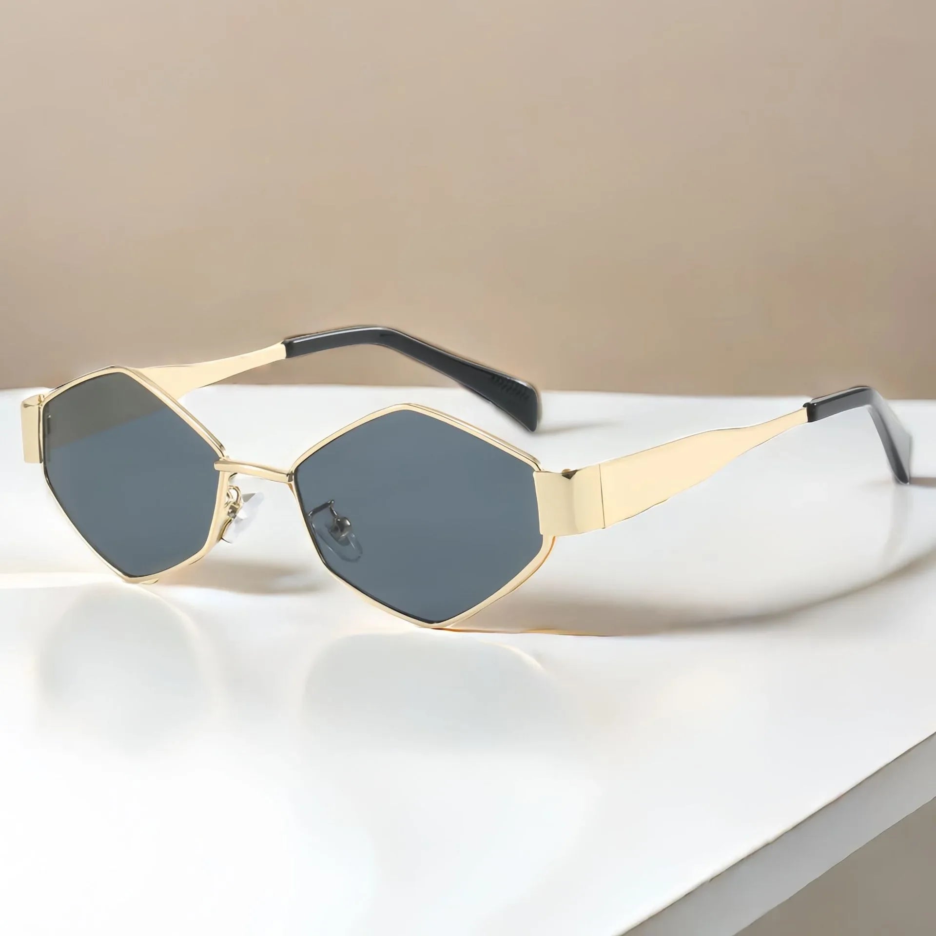 Fashion Hexagon Sunglasses – Luxury Polygon Design