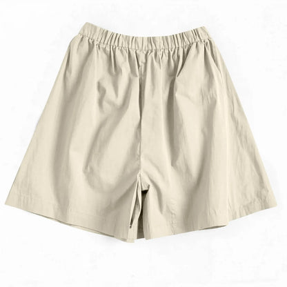 Women’s Summer Loose Wide-Leg Shorts | High Waist Casual Jogging &amp; Beach Shorts