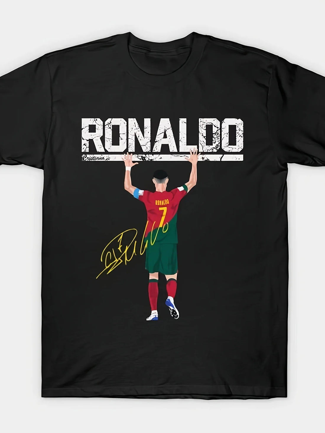 Ronaldo Portugal Jersey T-Shirt – 100% Cotton