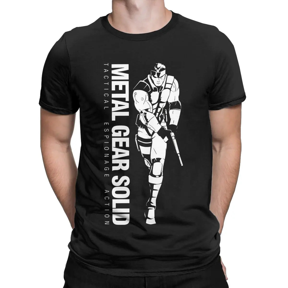 Metal Gear Solid 3 Snake &amp; Raiden Graphic T-Shirt | Cotton Casual Game Tee