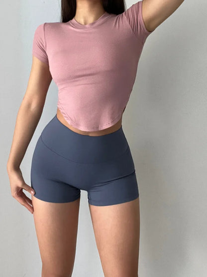 Women’s High-Waist Yoga Shorts | Hip-Lifting Fitness Activewear