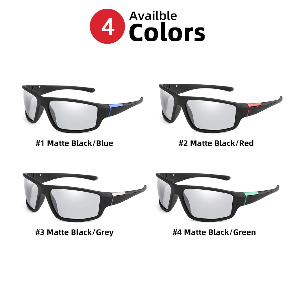 VIVIBEE Men Photochromic Polarized Sunglasses