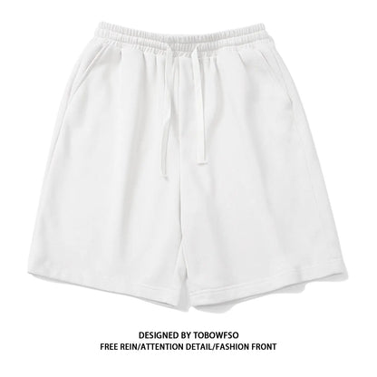 100% Cotton Simple High Street Shorts Men&