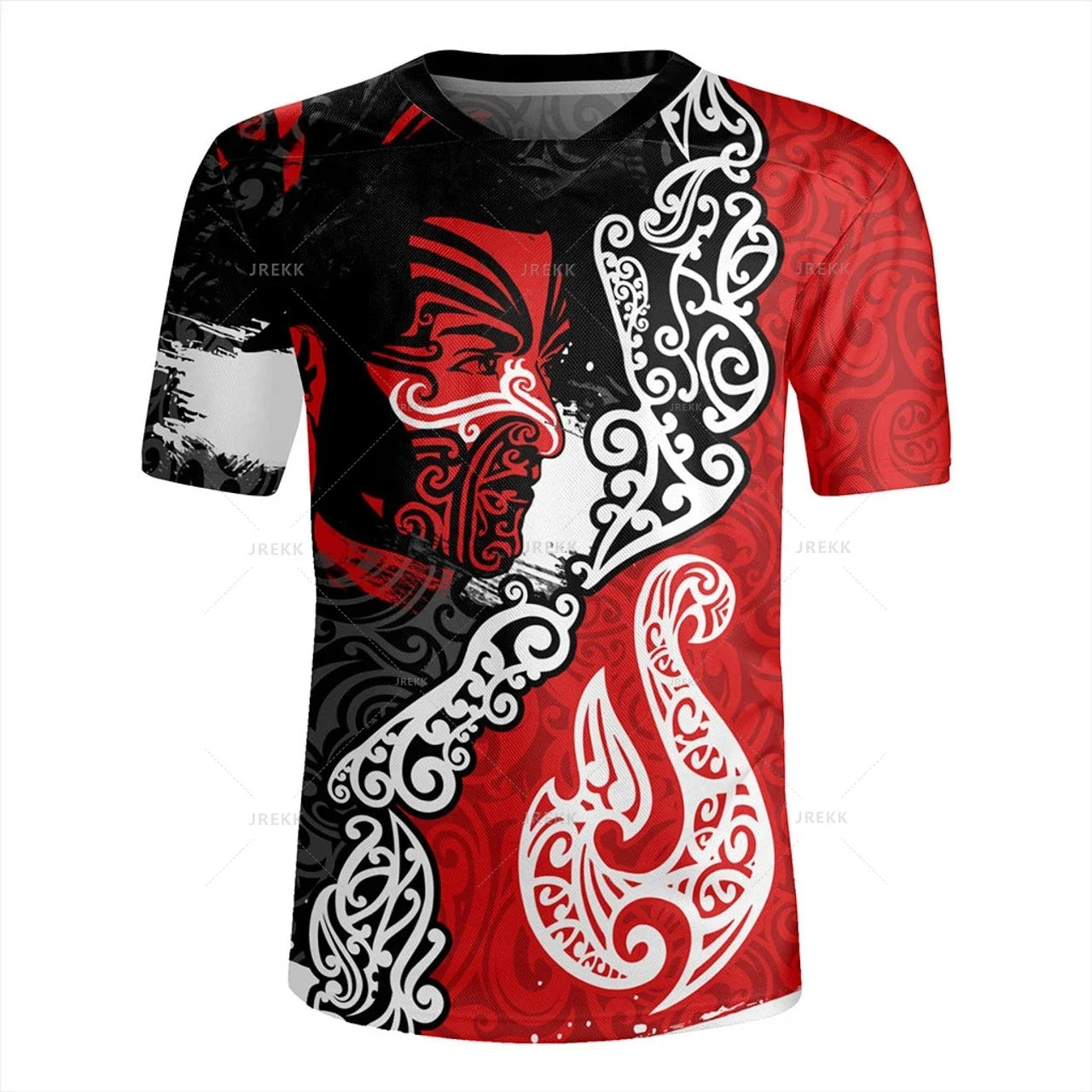 New Zealand Silver Fern 3D Print T-Shirt | NZ Flag Style V-Neck Summer Tee