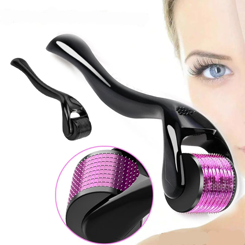 Microneedle Derma Roller – 540 Titanium Needles for Skin
