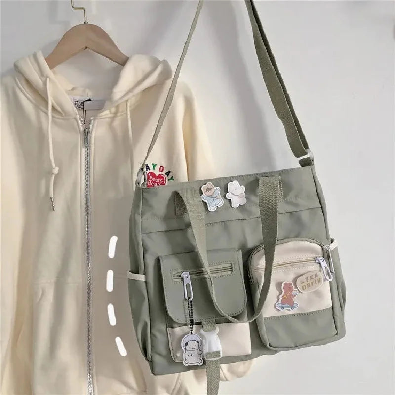 Waterproof Nylon Shoulder &amp; Crossbody Tote for Women