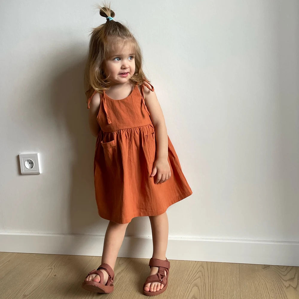 Children Girls Summer Casual Dress