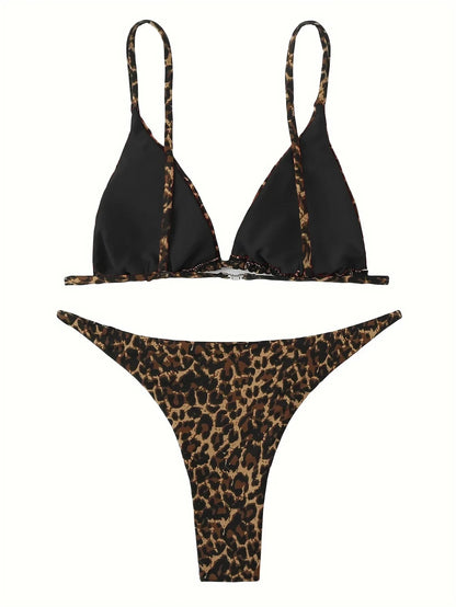 Sexy Leopard Bikini Suit