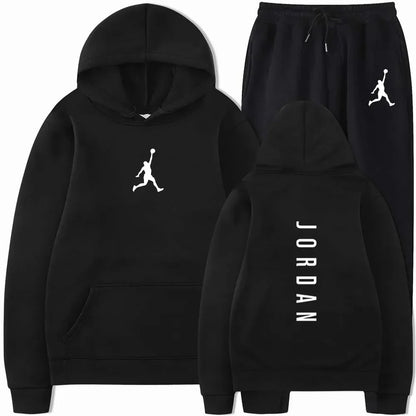 2025 Spring and autumn outdoor fitness basketball casual sportwear set fashion men&